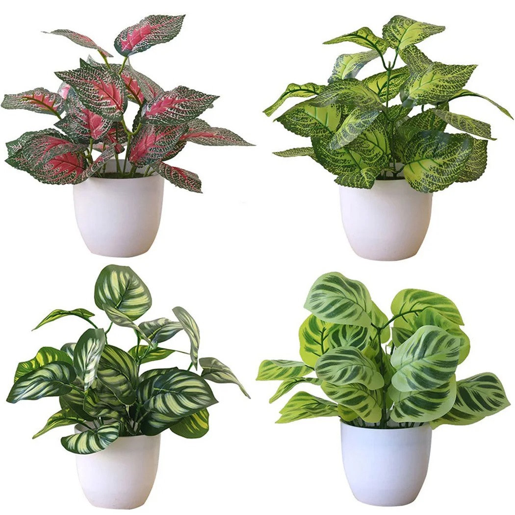 Snake Plant - 1pc folhagem artificial planta pote bonsai