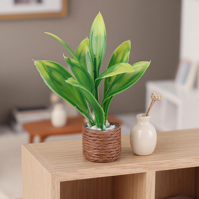 1 Peça Mini Planta Artificial  - Plant Pot avaliação e preço