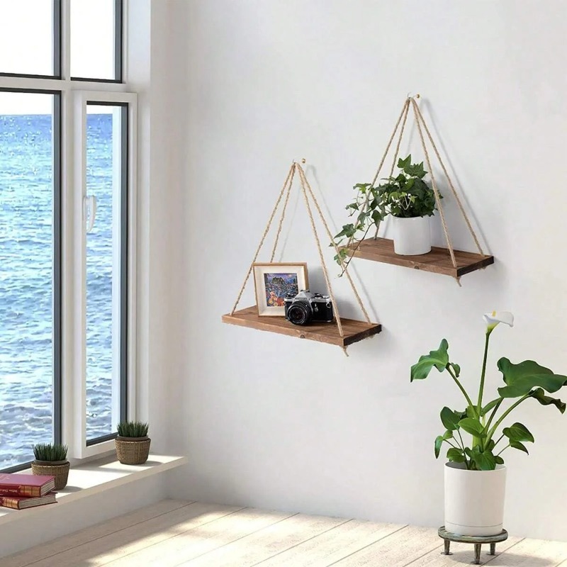 1pc balanço de madeira pendura - Terracotta Pot avaliação e preço