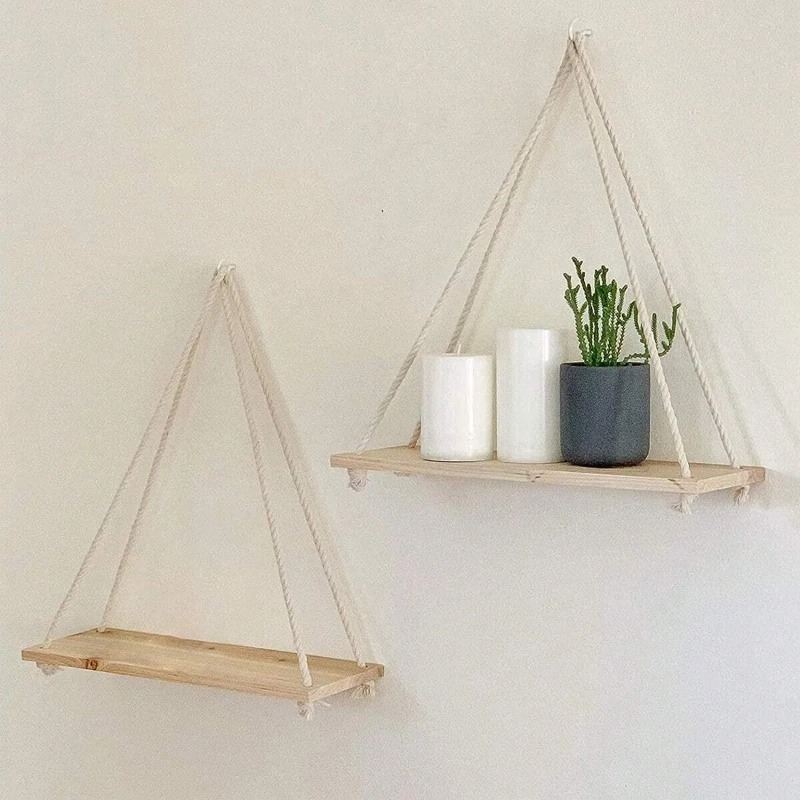 1pc balanço de madeira pendura - Terracotta Pot avaliação e preço