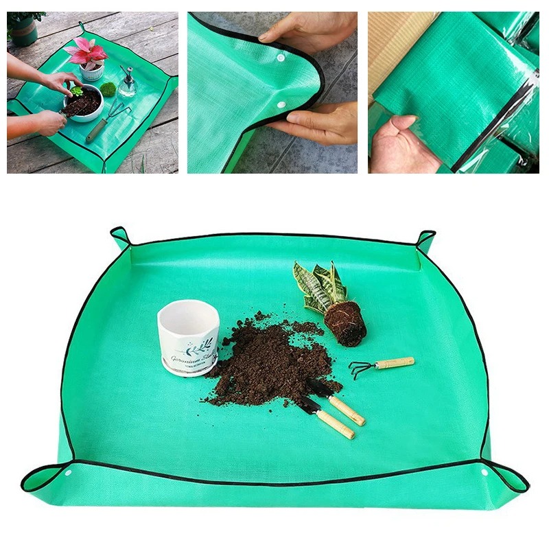 1 pçs esteira de plantio 50cm- - Repotting Mat avaliação e preço