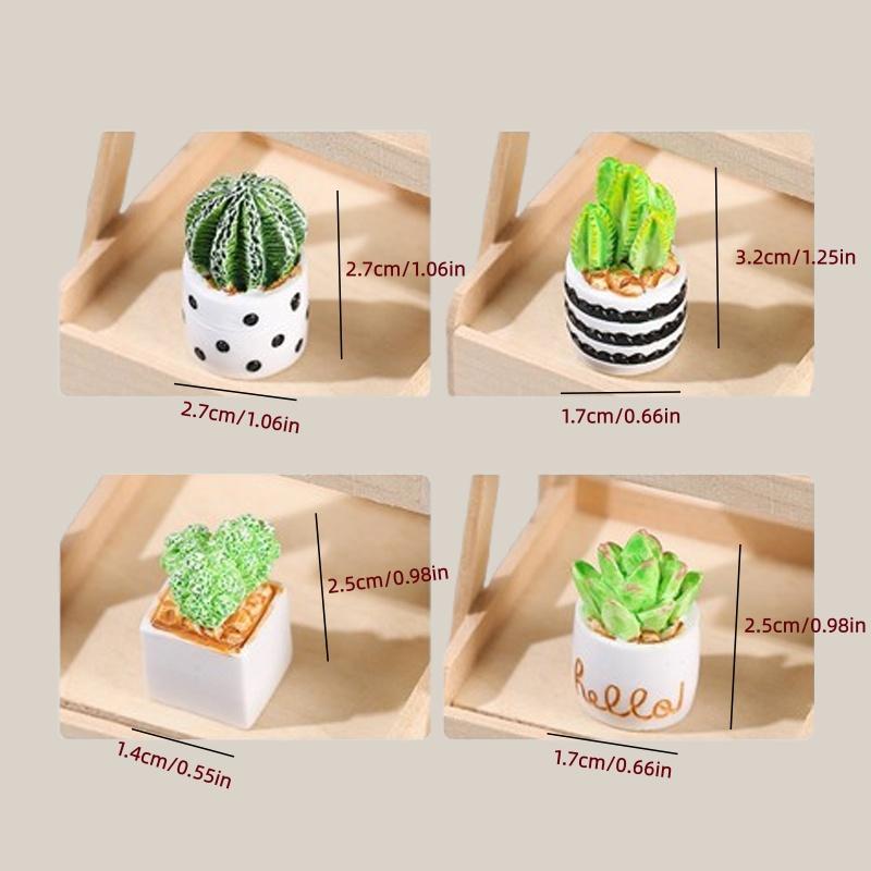 Conjunto de 4 Peças de Plantas - Succulent Set avaliação e preço