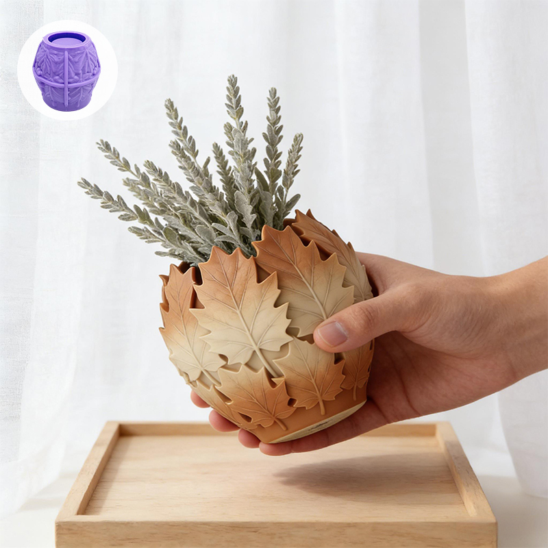 Molde de arte em silicone em f - Terracotta Pot avaliação e preço